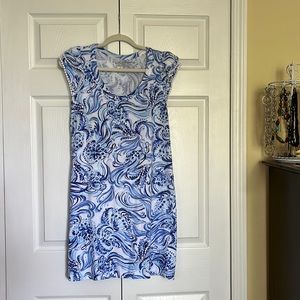 Lilly Pulitzer Shirt Dress: Medium: Cap Sleeves